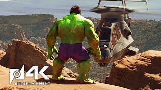 Hulk (2003): Hulk vs Helicopters