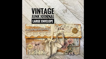 Vintage Junk Journal Large Envelope