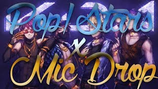 Nightcore - Pop/Stars x Mic Drop - 1 Hour Version (Request)