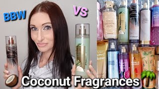 Let's Compare Coconut Fragrances from Bath & Body Works & Victoria's Secret | Creamy, Fresh & Fruity