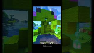 The Cutest Froggy Falls Build Tutorial #minecraft