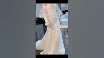 #shorts 🧨🧨 Chiếc váy cưới cup ngực đuôi cá phong cách hiện đại, trẻ trung #bride #vaycodau #aocuoi