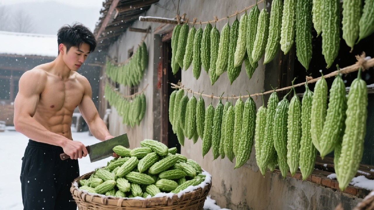 From Vine To Winter Pantry: Preserving Fresh Winter Melon Through Traditional Drying Methods！