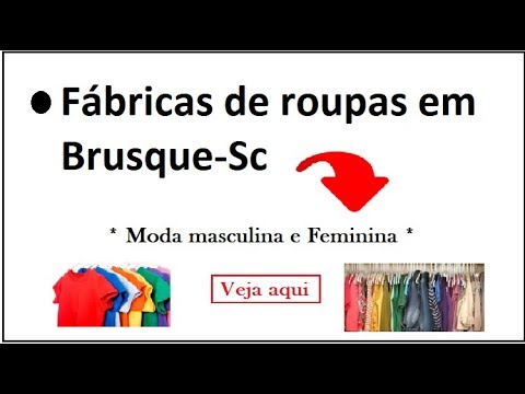 fabrica de roupa em santa catarina