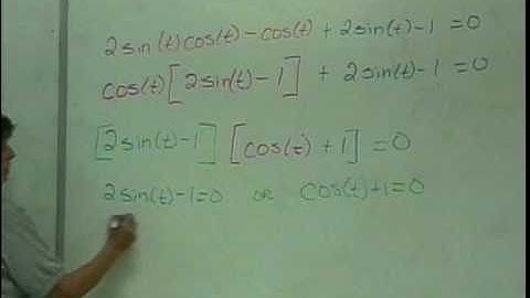 Trigonometric Equations (part 3)