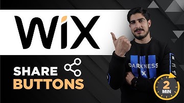 How To Add Share Button On Wix 2025 | Wix Share Button | Wix Social Share