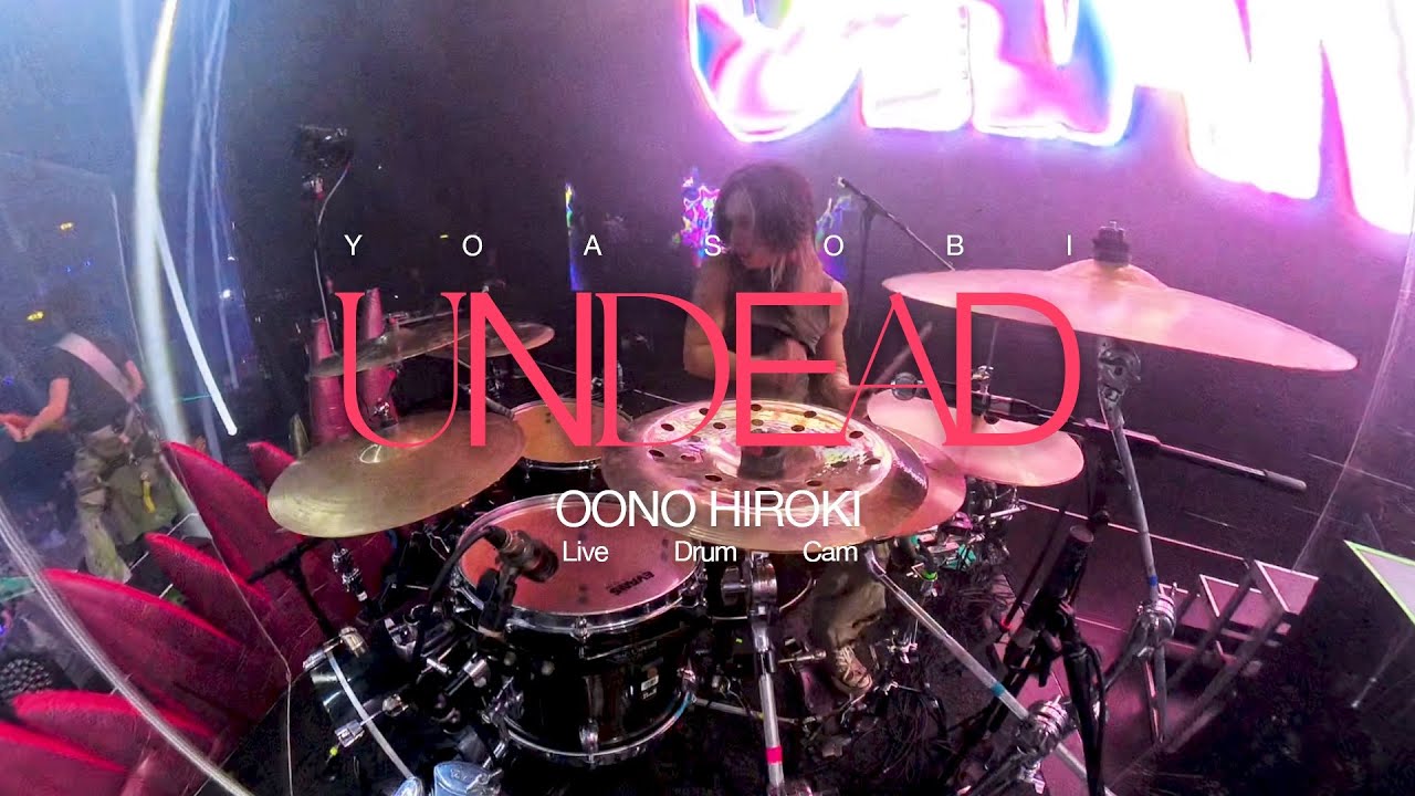 HIROKI OONO - YOASOBI / UNDEAD 【Live Drum Cam】in London,  OVO Arena Wembley