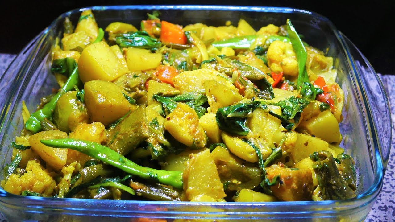 শীতের সবজির মিক্সড লাবড়া রেসিপি । Winter Vegetable Mixed Labda recipe ...