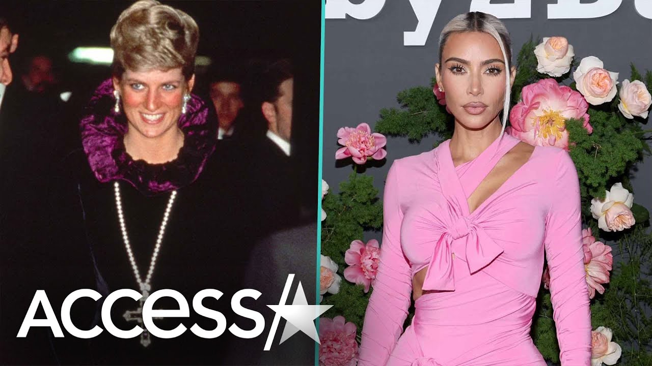 Kim Kardashian Buys Cross Necklace Worn By Princess Diana For $197K