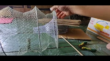 Hướng dẫn cách ráp lờ cá lóc cải tiến, lờ cua. Bán lờ cá lóc, bán lờ cua. Zalo 0936059090.