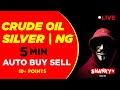21st January 2021 Live trading in Crude Oil   Silver Mini  Gold Mini  Market Analysis CPR Trading