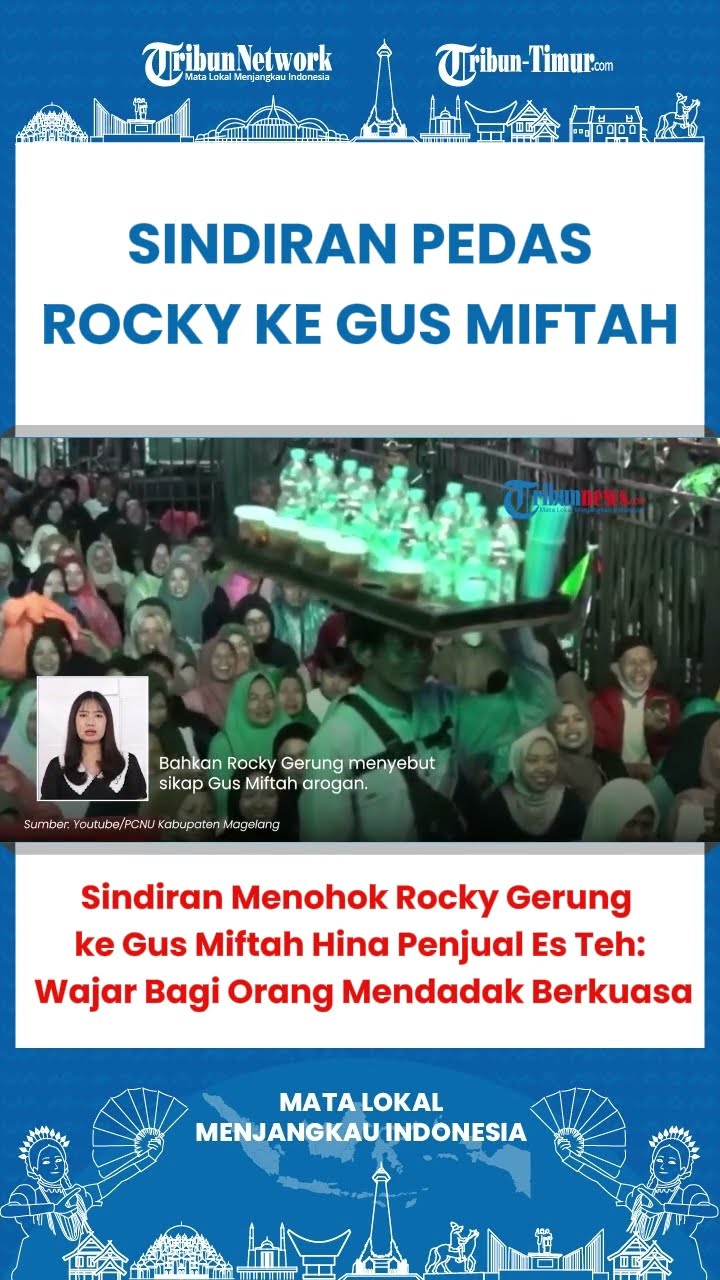 SHORT Rocky Gerung Semprot Gus Miftah, Angkuh dan Pongah Gegara Mendadak Berkuasa!