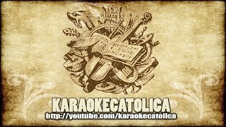 Video thumbnail of "Karaoke Corazon el Mas Puro y El mas Santo"