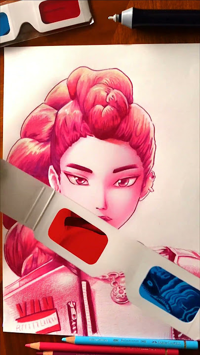 ✨ KPOP Demon Hunters Rumi and Zoey Easy Drawing