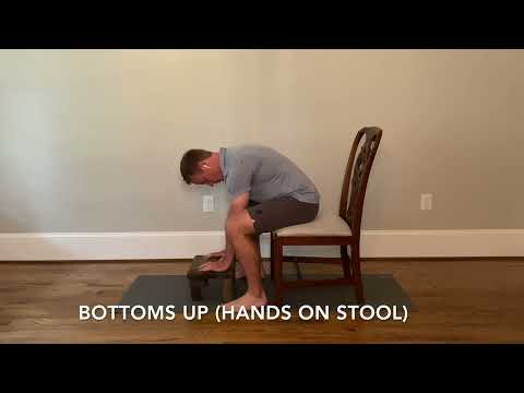 Bottoms Up Hands on Stool