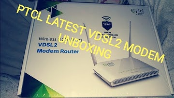 Unboxing PTCL Latest VDSL2 Modem Router || Unboxing ||