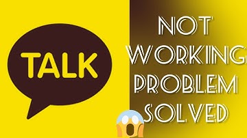 Solve "Kakao Talk" App Not Working Problem |SR27SOLUTIONS