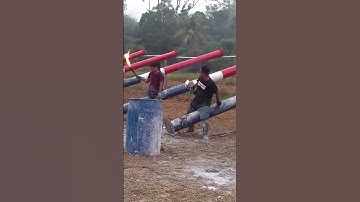 Bắn pháo đại bác bằng ống thép #shorts