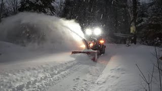 649 Let's Recover My Truck! Kubota LX2610 Tractor. LX2980 Snow Blower.  Cruise Control. Who knew? 4K