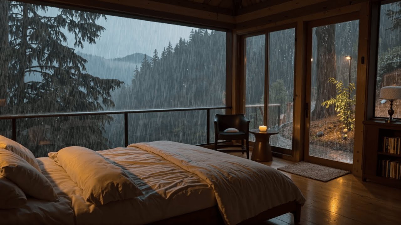 Ambient Rainfall for Deep Breathing and Rest | Soft Rain Sounds for Sleeping