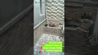 Iseng Bikin Ruang Terbuka Di Dapur Minimalis