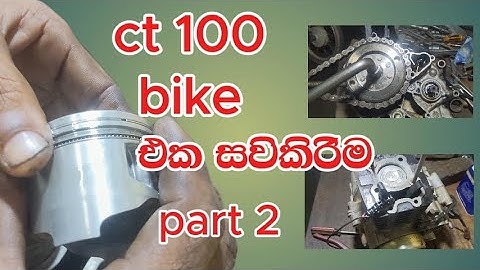 Ct100 Engine Rebuild ] Engine Fitting part 2