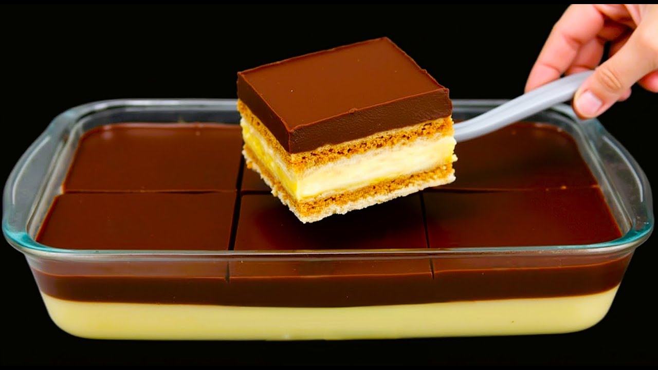 Der beste selbstgebackene Kuchen ohne Backen! Ohne Mehl in 5 Minuten!