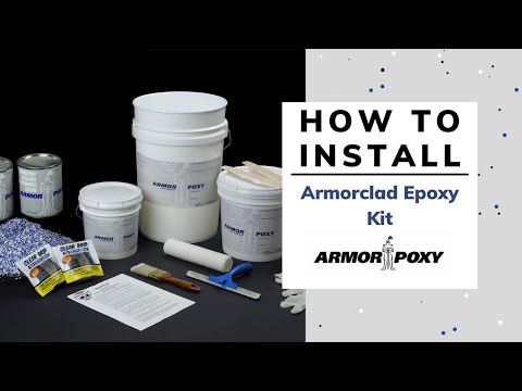 Armoclad Epoxy Add On Kit Up to 300 SQ FT with Topcoat