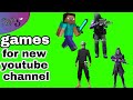 TOP 5 GAMES FOR NEW YOUTUBERS