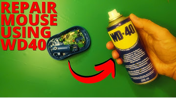 How to repair mouse left click or right click button using WD40