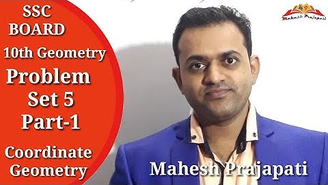 10th Geometry Problem Set 5 Part 1 || Coordinate Geometry || Mahesh Prajapati