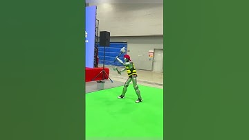 Ninja Axe AI Clanker Loses Control #humanoidrobot