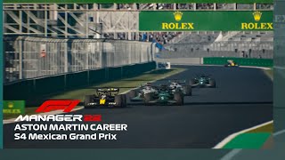 F1 Manager 22 | Aston Martin Career | Team Mate Shoot Out! | S4 Mexican Grand Prix | Ep.87