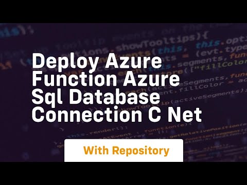 Deploy azure function