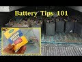 Great battery care &amp; Off Grid tips - save your car Battery Service Items Below