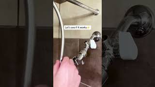 "Does it work with a handheld showerhead?" The answer is YES✅