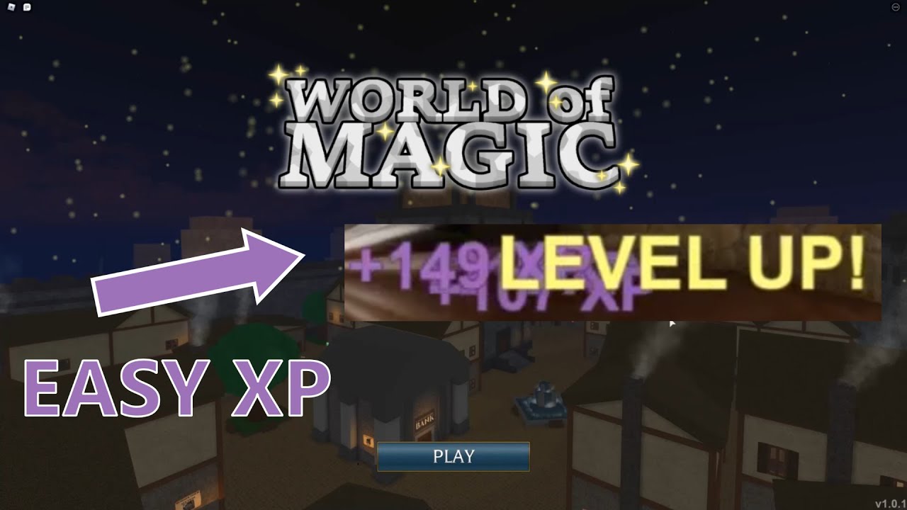 WORLD OF MAGIC XP FARM! Fastest way to get XP [Roblox World of Magic]