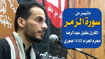 من روائع سورة الزمر l المبدع عقيل عبدالرضا
