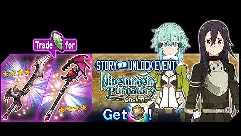 Sword Art Online Memory Defrag - Nibelungen Purgatory Tensions Event Full Story