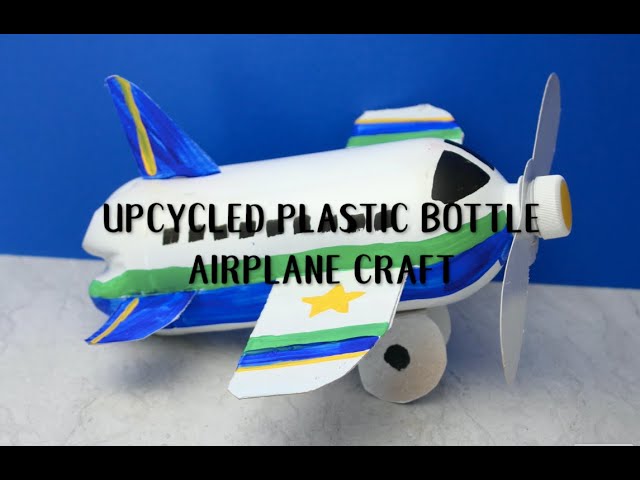 DIY Water Bottle Craft, How to make a water bottle airplane, Best out of  waste, Kids Activitie…