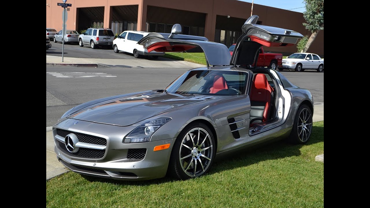 Sold 2011 Mercedes Benz Sls Amg 63 Coupe Gray W Red Interior For Sale By Corvette Mike