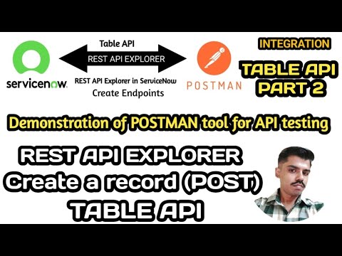 Servicenow Rest Api Explore Table API - Part 2 ︎ Create a record (POST) ︎ REST API Explorer in ...