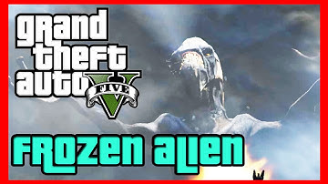 GTA 5: ALIEN FROZEN IN ICE! WTF!? Easter eggs and Secrets #1