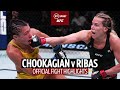 Katlyn chookagian v amanda ribas  two top flyweights on fire  official fight highlights