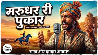 मरधर र पकर - New Rajasthani Folk Song 2026 Gen Audio L Gen Audio
