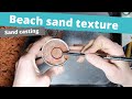 Beach sand textured rings  sand casting  making