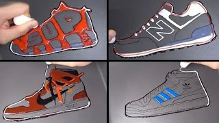 Shoes Brand Pancake Art - Nike jordan, Adidas, Vans, Supreme, Newbalance