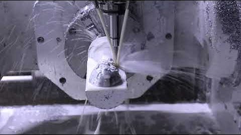 Trophy machining by 5 axis