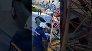 Башенный Кран Упал В Новосибирске