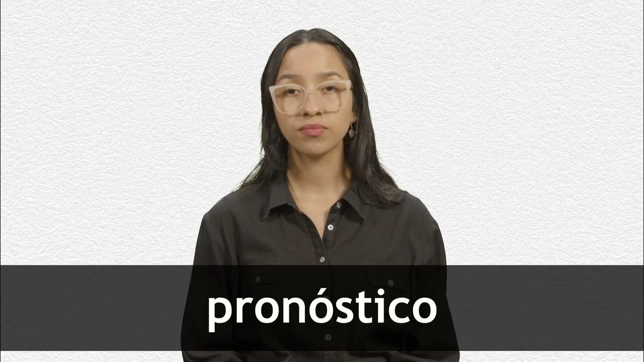 How to pronounce PRONÓSTICO in Latin American Spanish YouTube